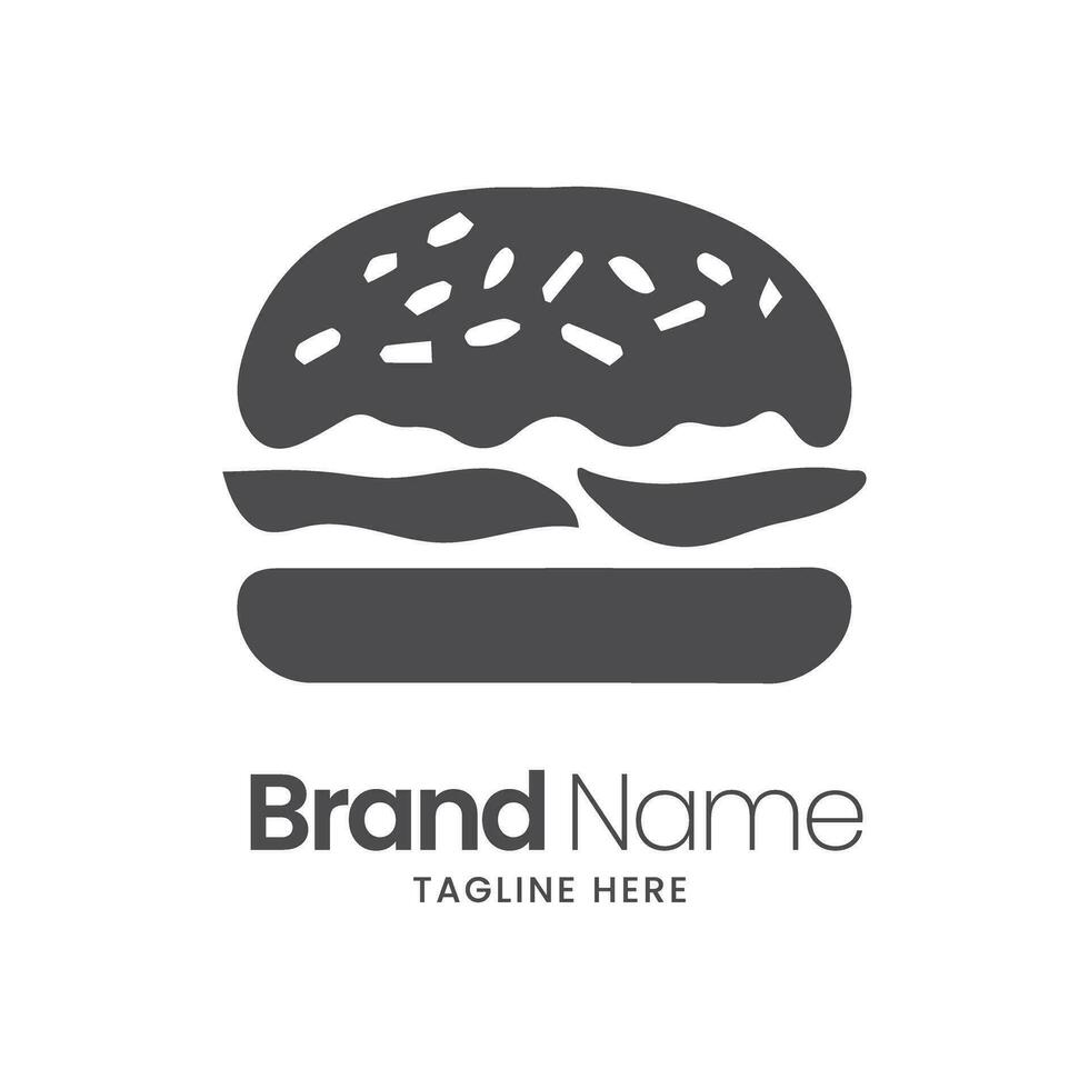 hamburger negozio logo, hamburger icona, veloce cibo logo. ristorante logo, ronzio hamburger vettore
