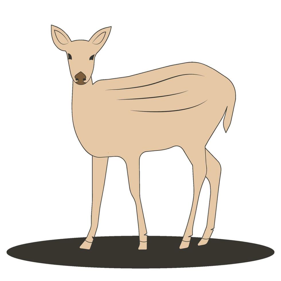 cervo icona vettore illustrazione