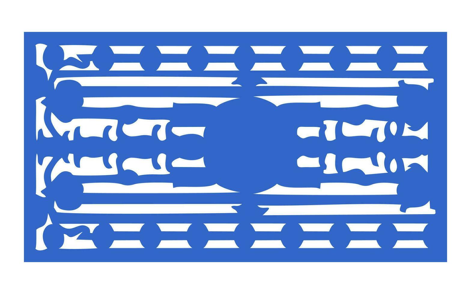 decorativo blu modelli, islamico, floreale e geometrico modello per cnc laser taglio vettore