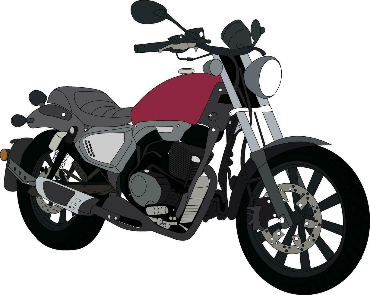 motociclo vettore linea arte illustrazione