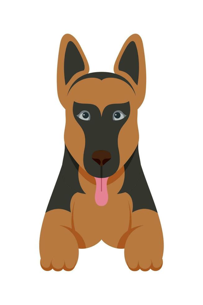 cartone animato cucciolo cani razze animali domestici carino personaggi. piatto design di carino cani e cuccioli vettore illustrazione.