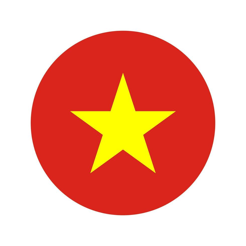 bandiera del vietnam semplice illustrazione per il giorno dell'indipendenza o l'elezione vettore