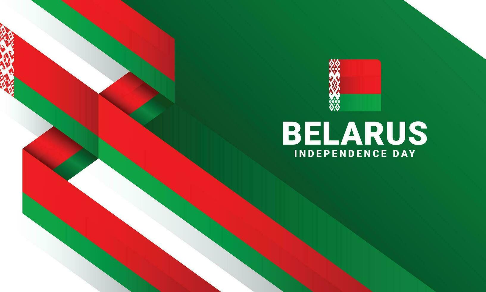 bielorussia indipendenza giorno evento celebrare vettore