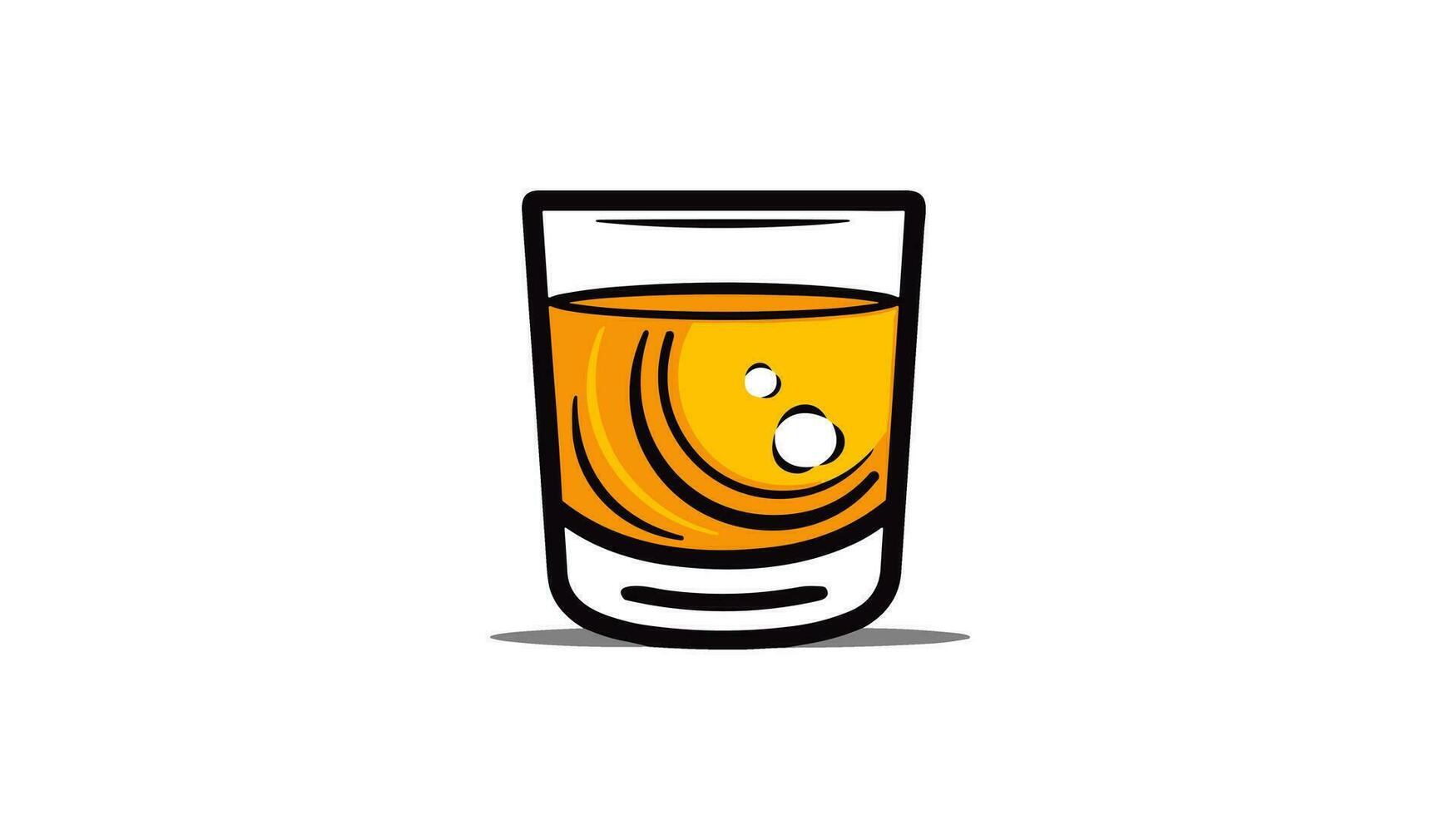 Whisky bicchiere icona elevare il tuo design con il senza tempo fascino di Whisky bicchieri vettore