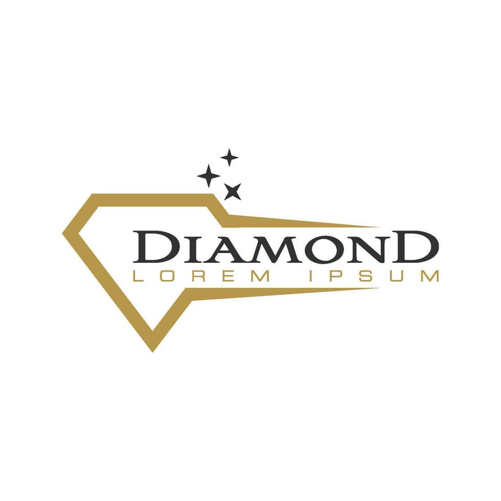 diamante vettore logo modello