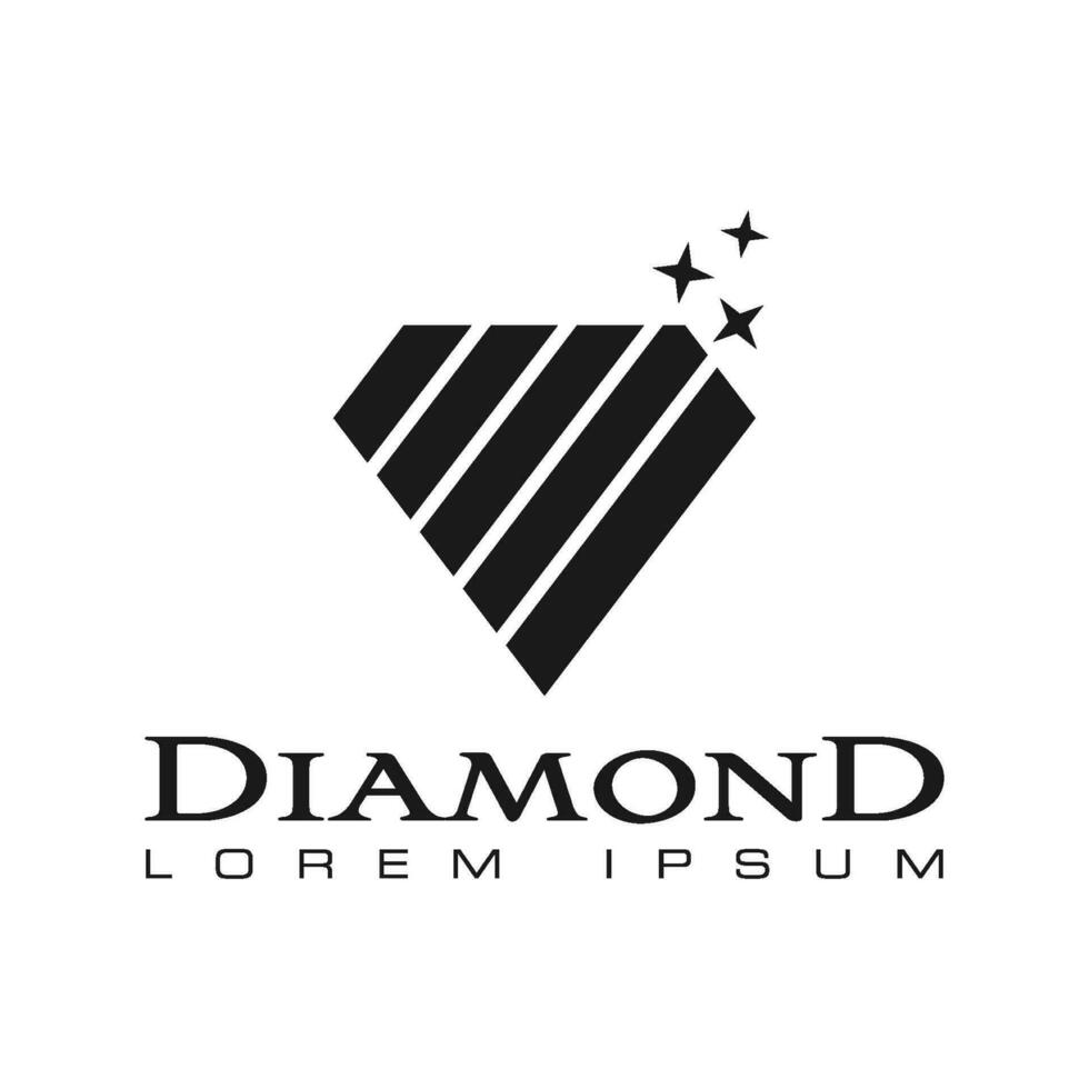 diamante vettore logo modello