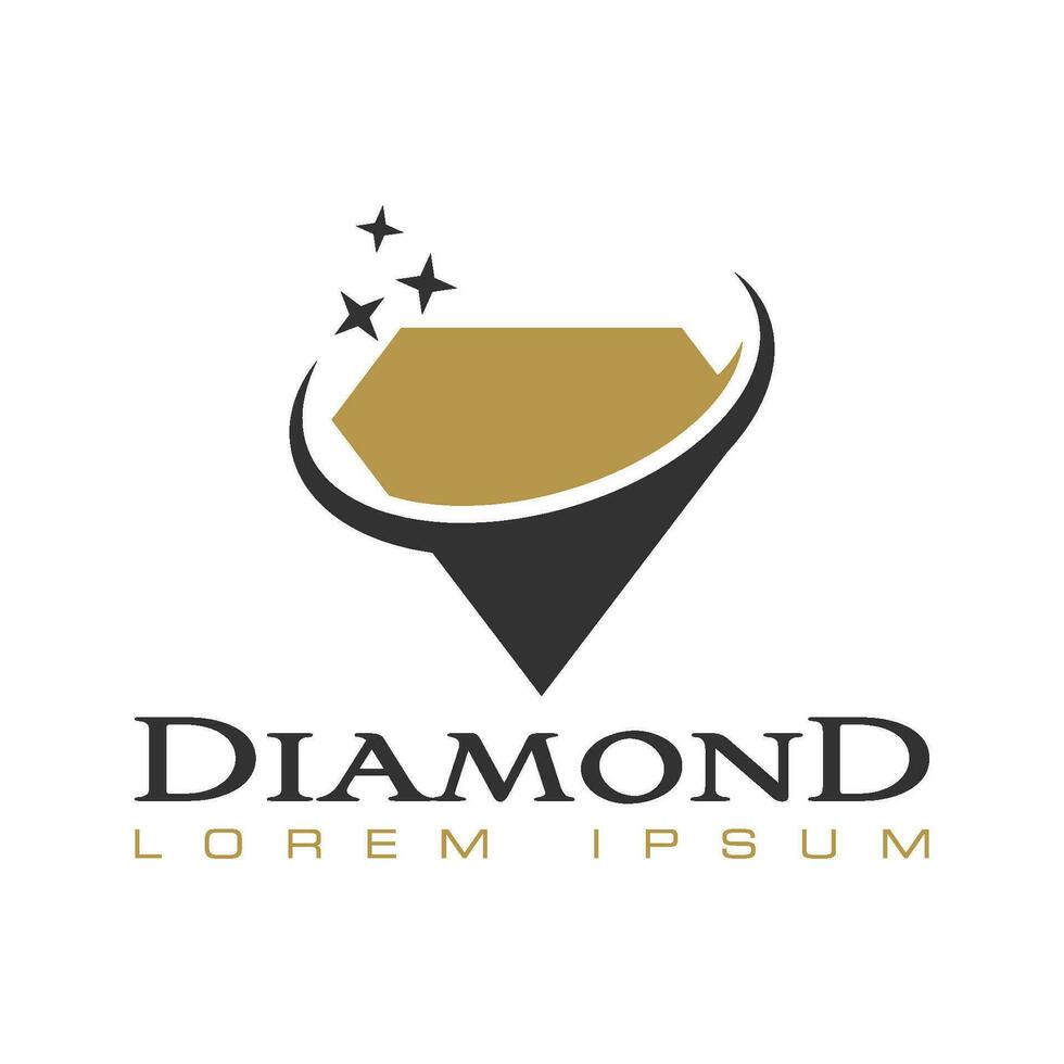 diamante vettore logo modello