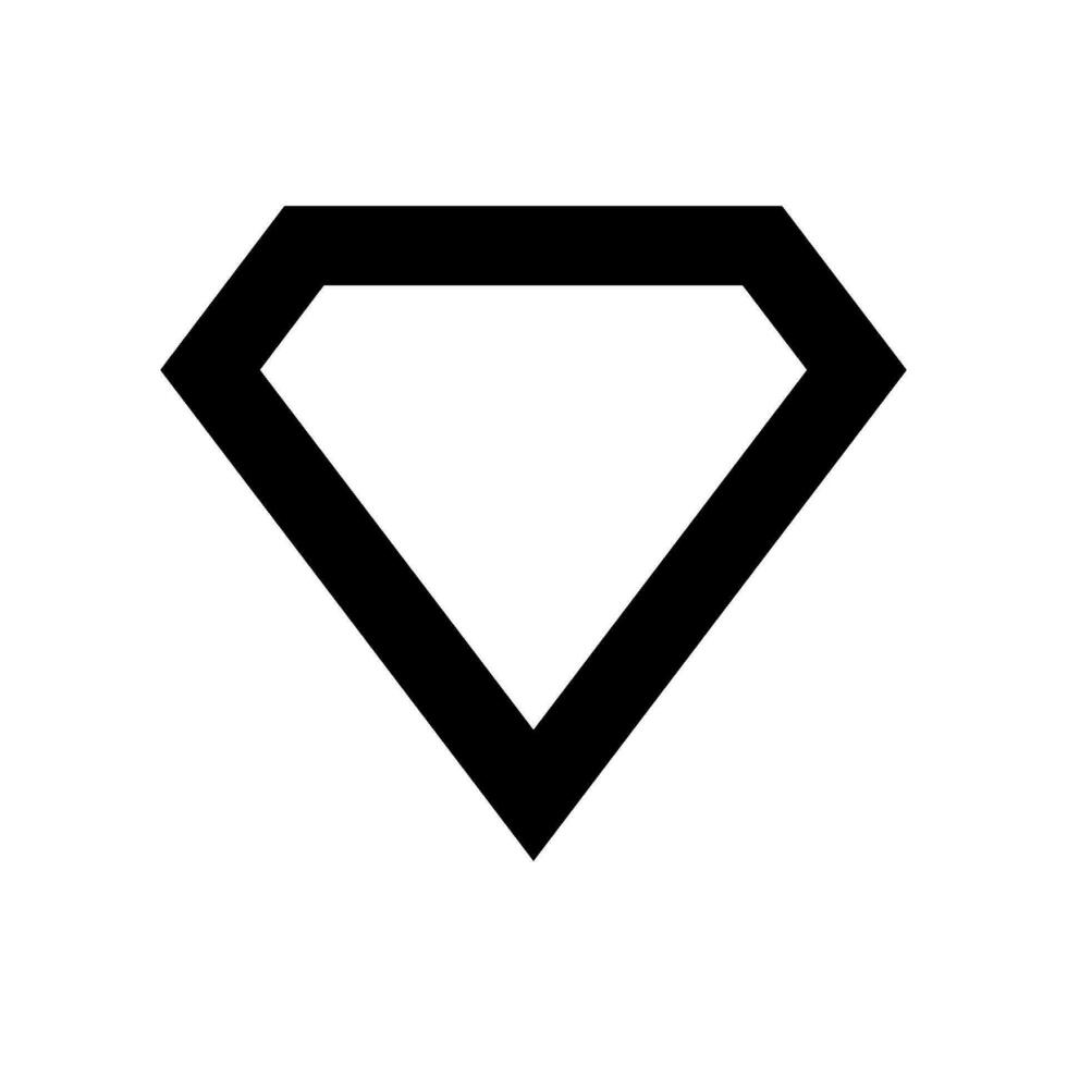 diamante icona per ragnatela e grafico design vettore