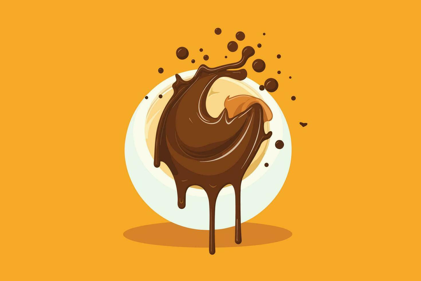 cioccolato spruzzi illustrazione vettore