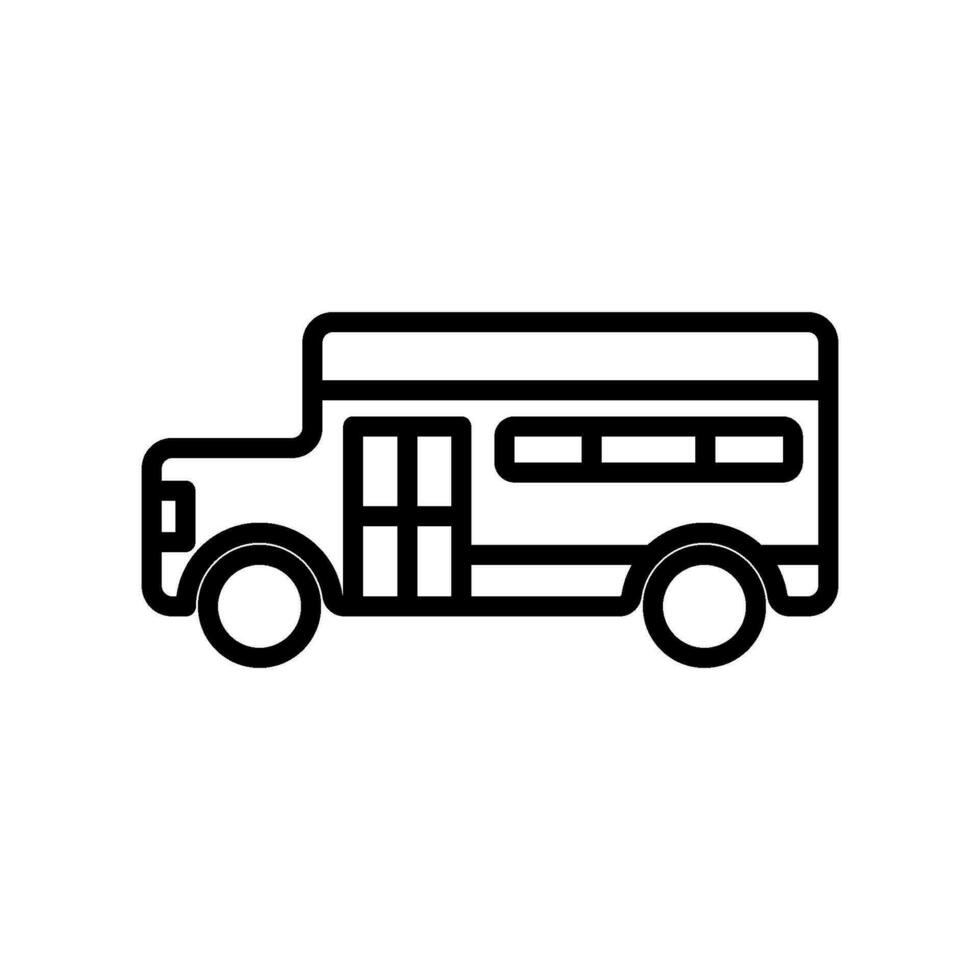 scuola autobus cartello simbolo vettore