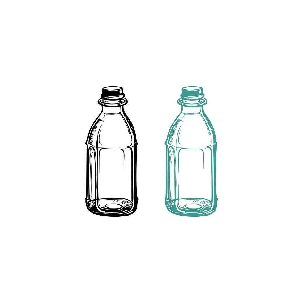 bicchiere bottiglia vettore