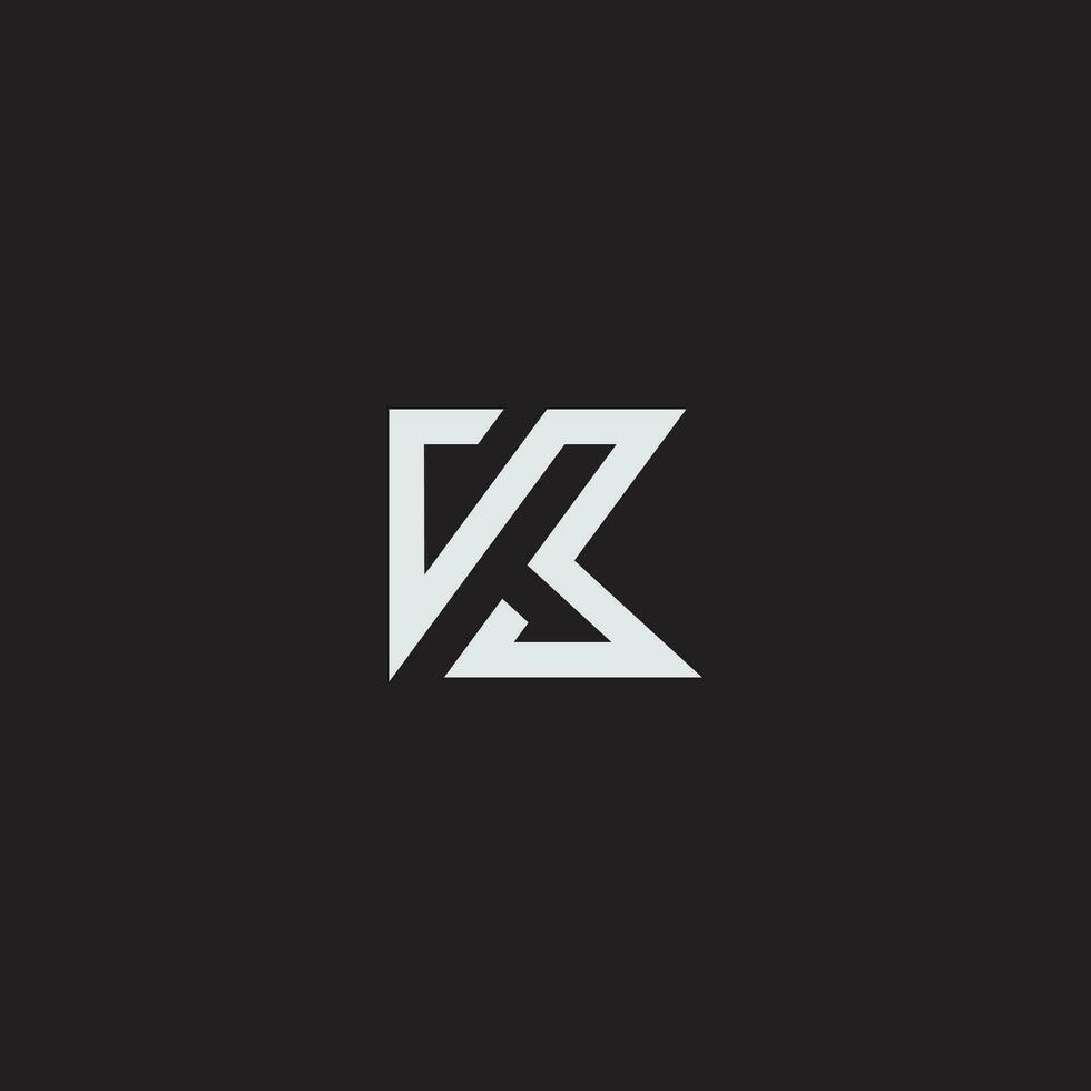 lettera K logo icona design modello elementi. moderno alfabeto vettore design