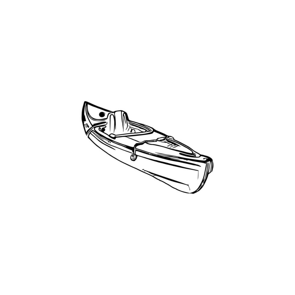 simpatico disegno di barca a vela vettore