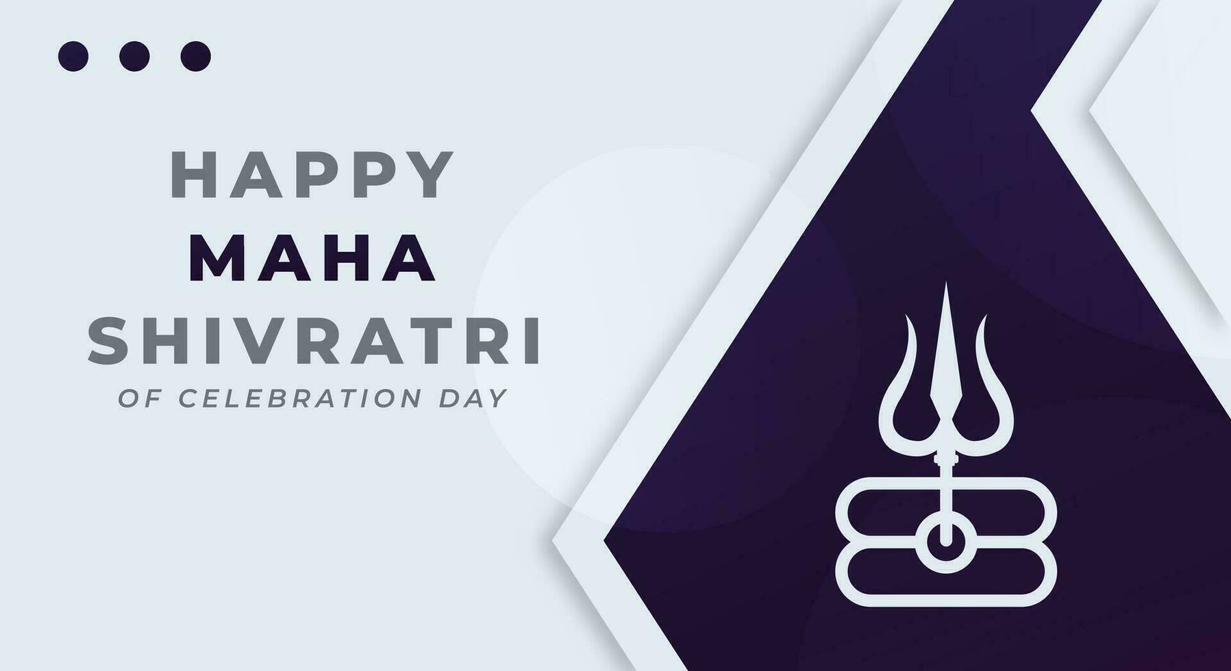 contento maha shivratri indù giorno celebrazione vettore design illustrazione per sfondo, manifesto, striscione, pubblicità, saluto carta