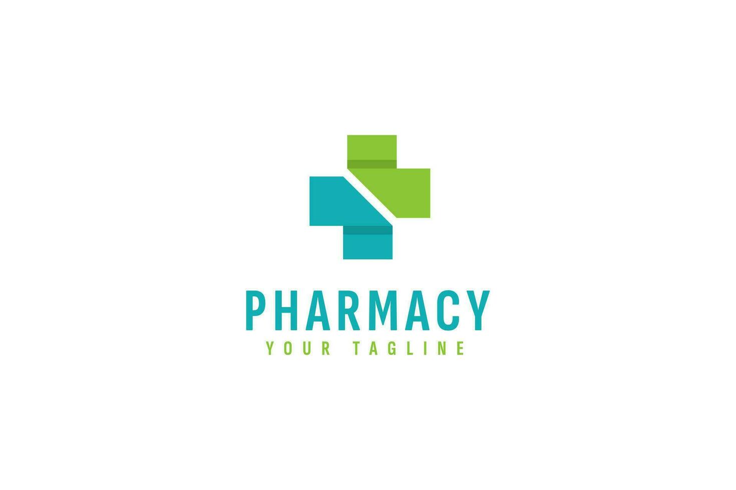 farmacia logo vettore icona illustrazione