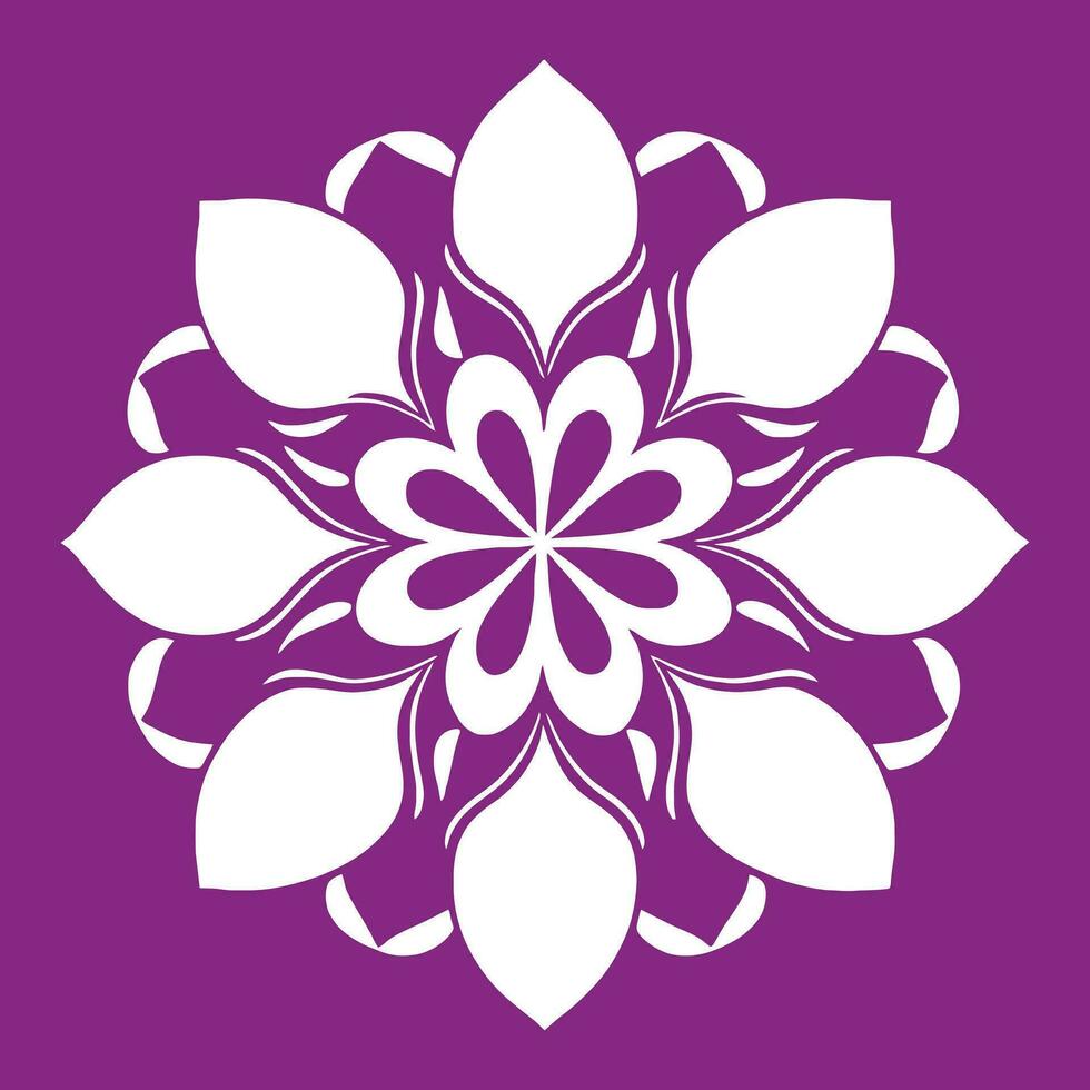 fiore logo vettore semplice astratto piatto mandala tatuaggio pianta colore fiorire fiorellino fioritura stampino