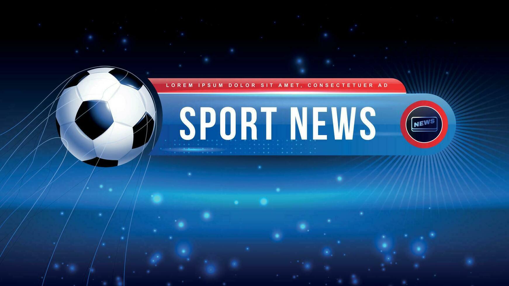 sport notizia calcio composizione vettore