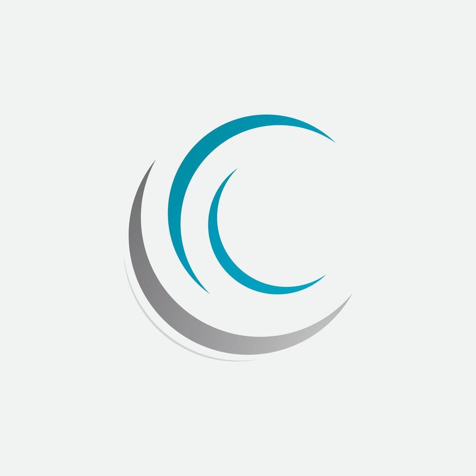 cerchio logo modello vettore icona design