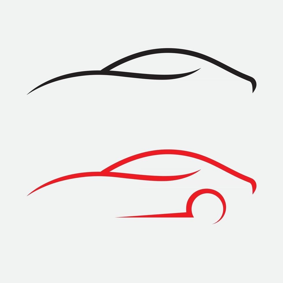 illustrazione vettoriale del logo dell'auto automobilistica logo dell'auto auto