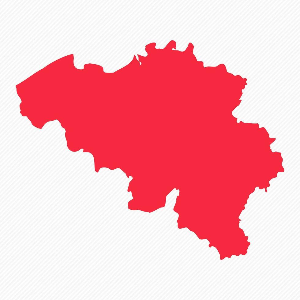 astratto Belgio semplice carta geografica sfondo vettore
