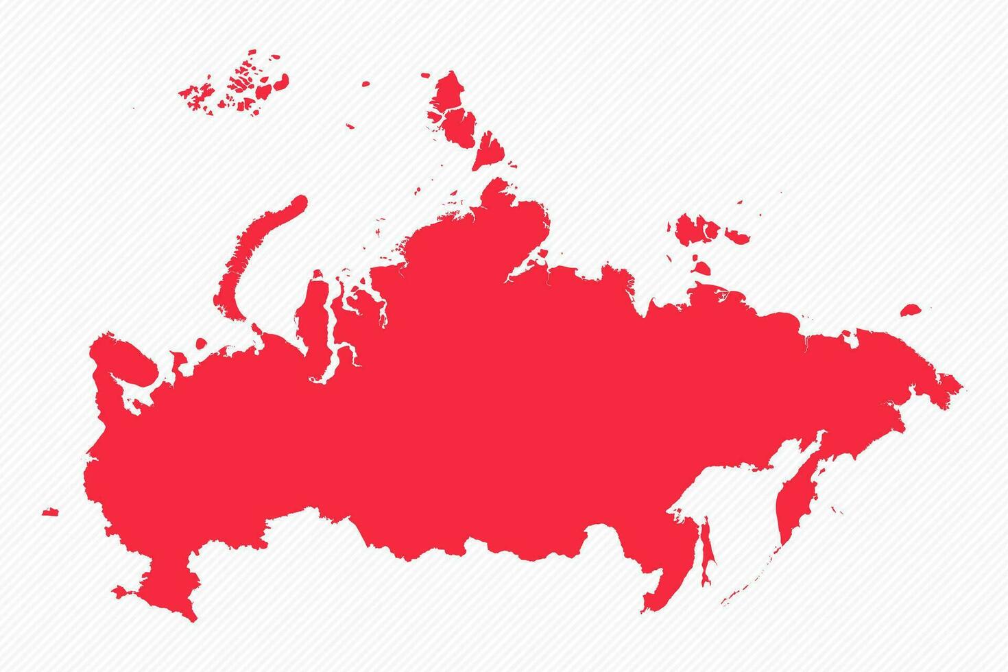 astratto Russia semplice carta geografica sfondo vettore