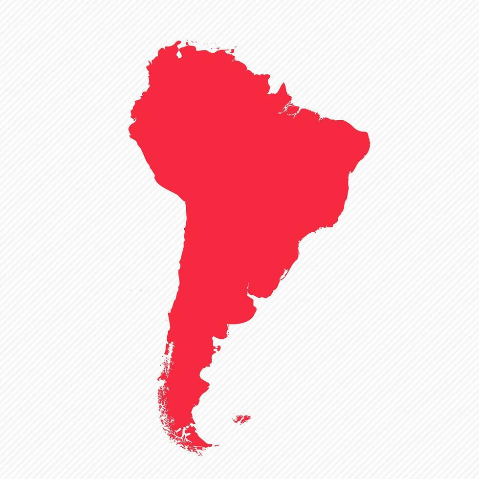 astratto Sud America semplice carta geografica sfondo vettore