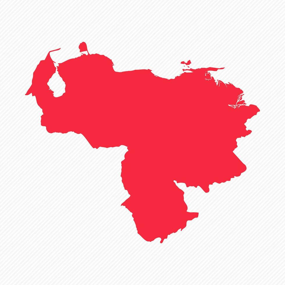 astratto Venezuela semplice carta geografica sfondo vettore