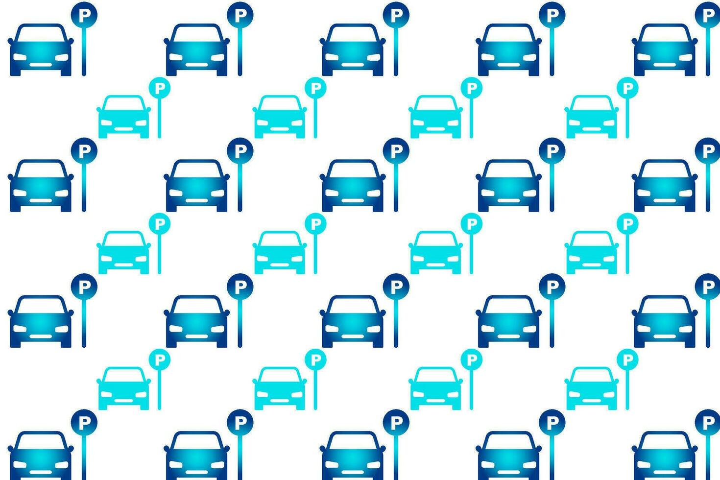 astratto parcheggiata auto modello sfondo vettore