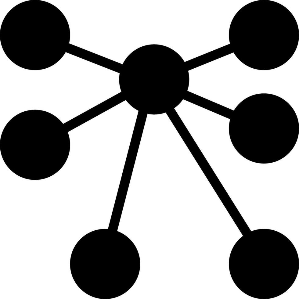 solido icona per personale connessione vettore