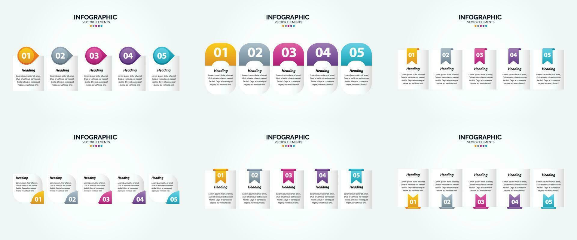 vettore illustrazione infografica piatto design impostato per pubblicità opuscolo aviatore e rivista