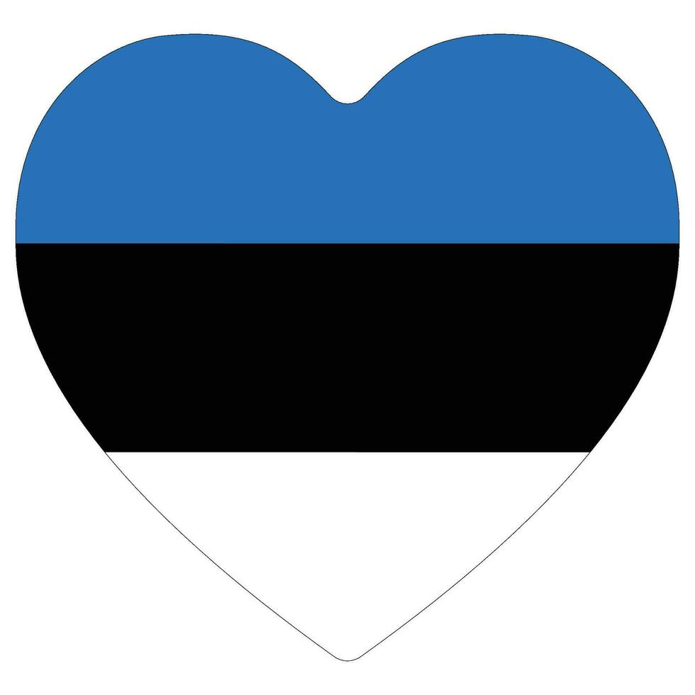 bandiera di Estonia forma. Estonia bandiera design forma vettore