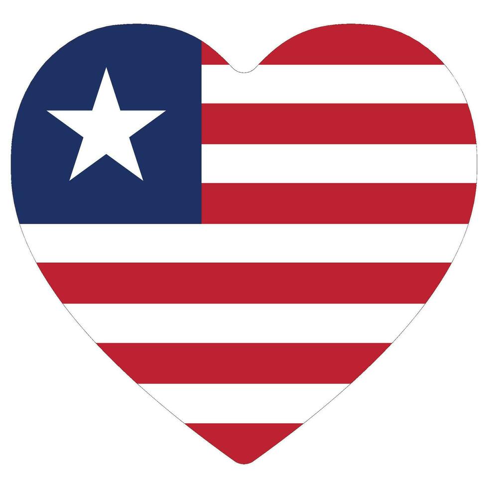 Liberia bandiera bandiera di Liberia design forma vettore