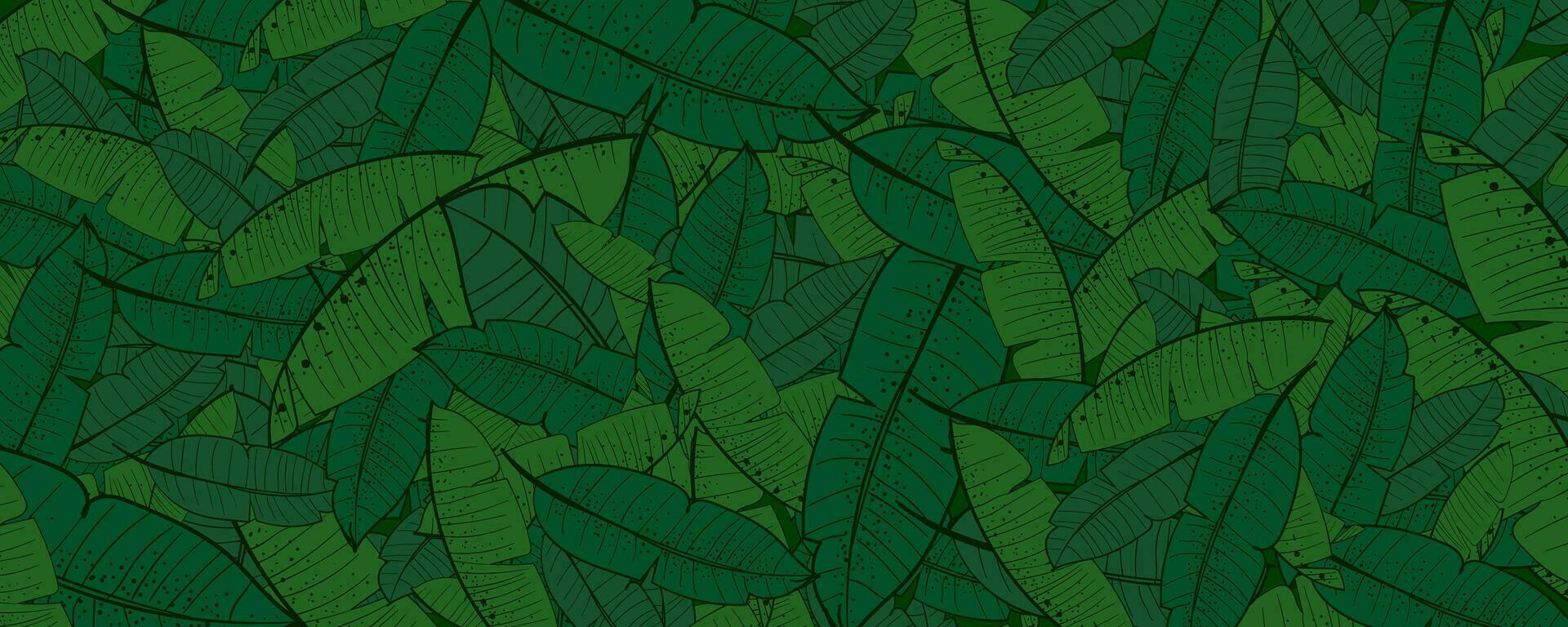 senza soluzione di continuità modello con Banana le foglie. vettore illustrazione per il tuo design