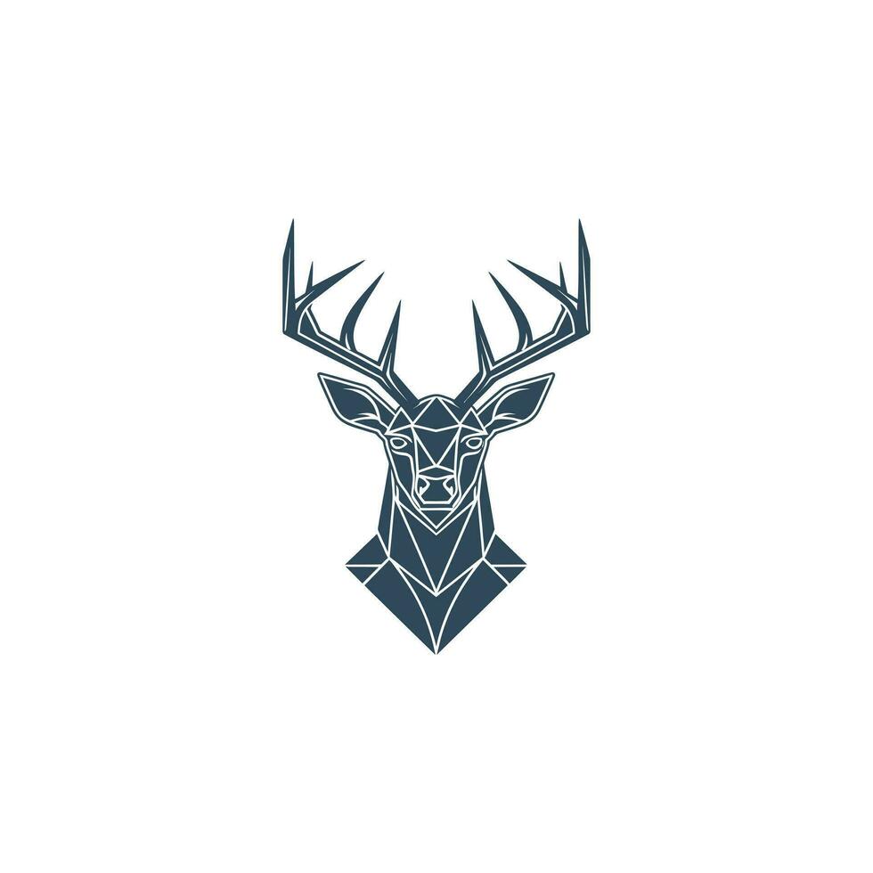 cervo logo illustrazione vettore design modello