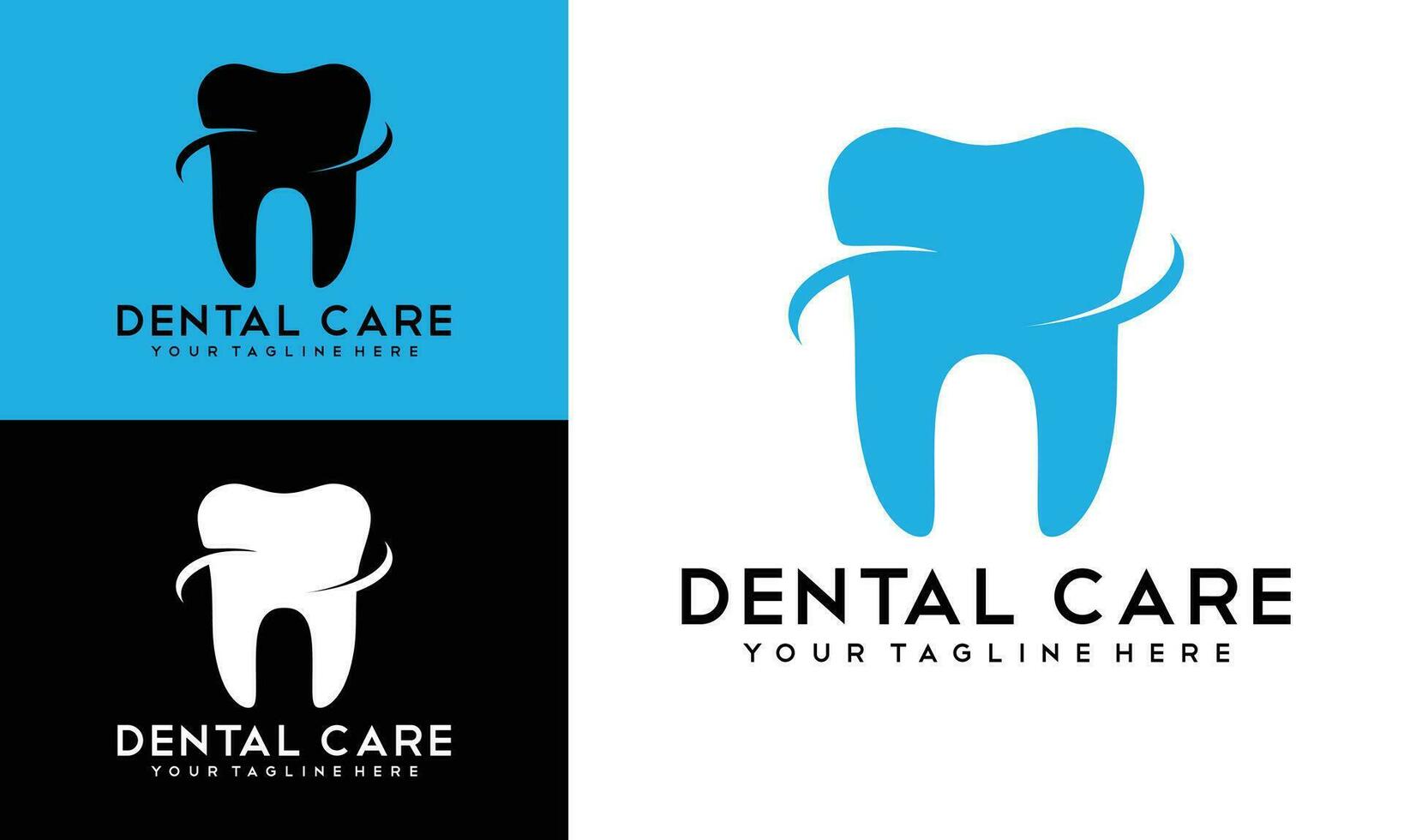 dentale cura logo pasticciare illustrazione vettore. dentista logotipo icona illustrazione concetto. vettore