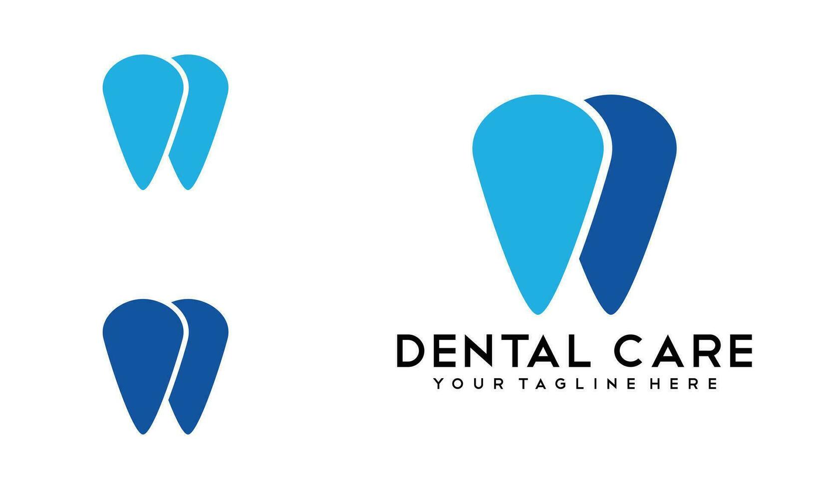 dentale cura logo pasticciare illustrazione vettore. dentista logotipo icona illustrazione concetto. vettore