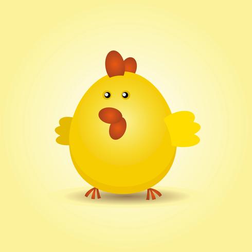 Pollo di Pasqua vettore