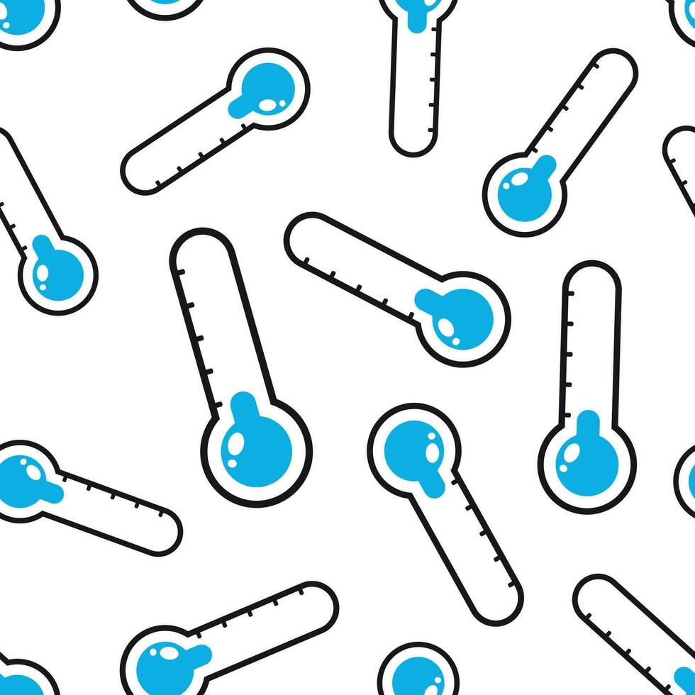termometro icona senza soluzione di continuità modello sfondo. attività commerciale piatto vettore illustrazione. obbiettivo cartello simbolo modello.