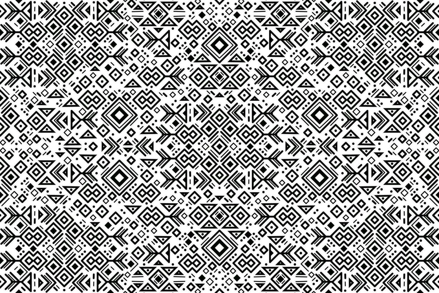 decorativo geometrico azteco senza soluzione di continuità, vettore tribale copertina sfondo