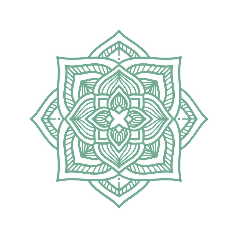 mandala logo modello, circolare modello nel modulo di mandala. orientale modello, vettore illustrazione. Islam, Arabo, indiano, Turco, Pakistan, Cinese, ottomano motivi