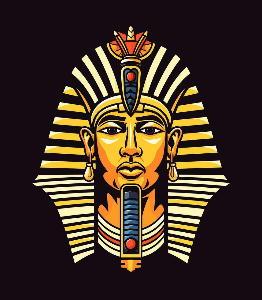 egiziano d'oro faro vettore clip arte illustrazione