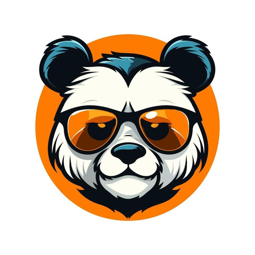 panda indossare occhiali da sole vettore clip arte illustrazione