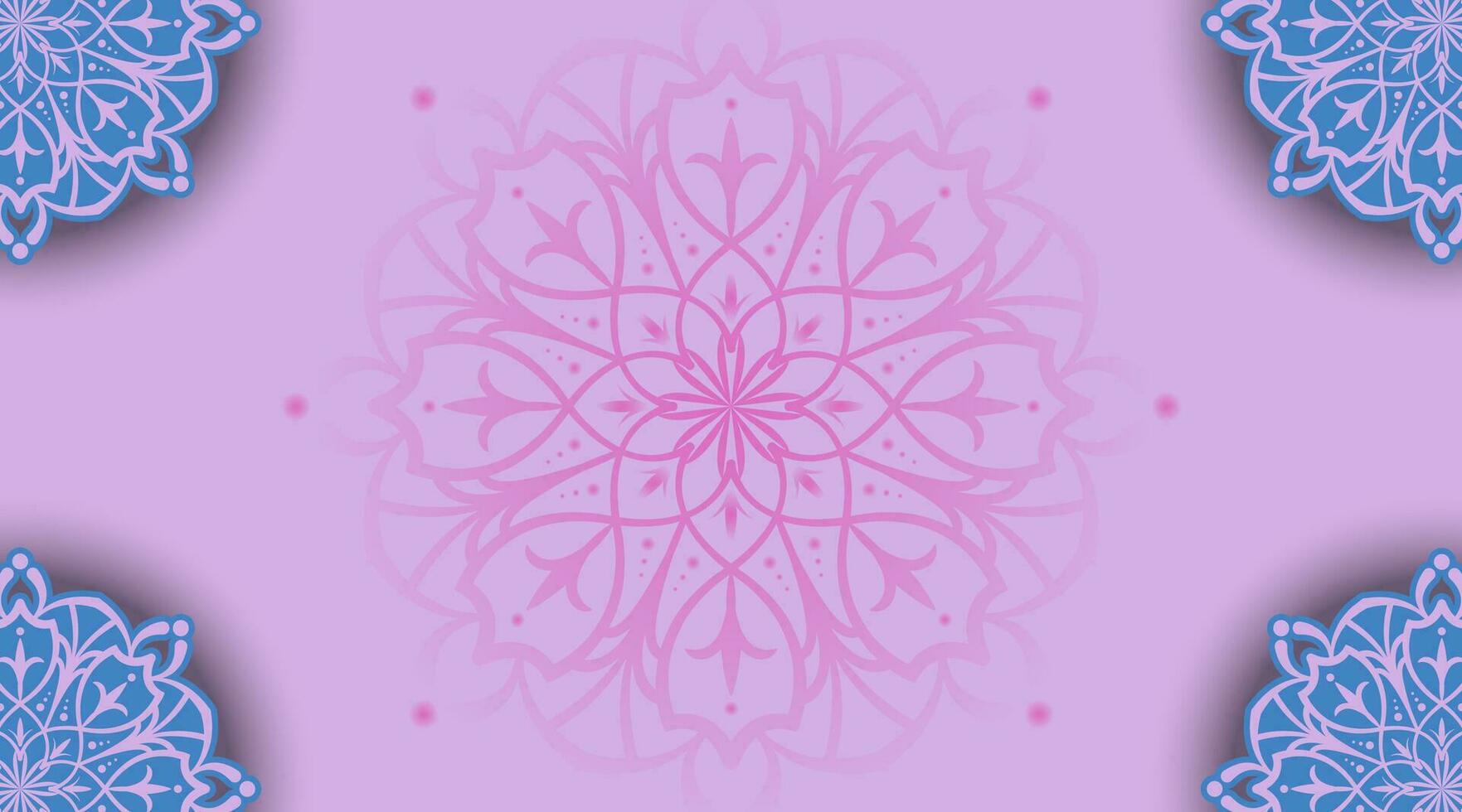 astratto colorato decorativo mandala backround vettore