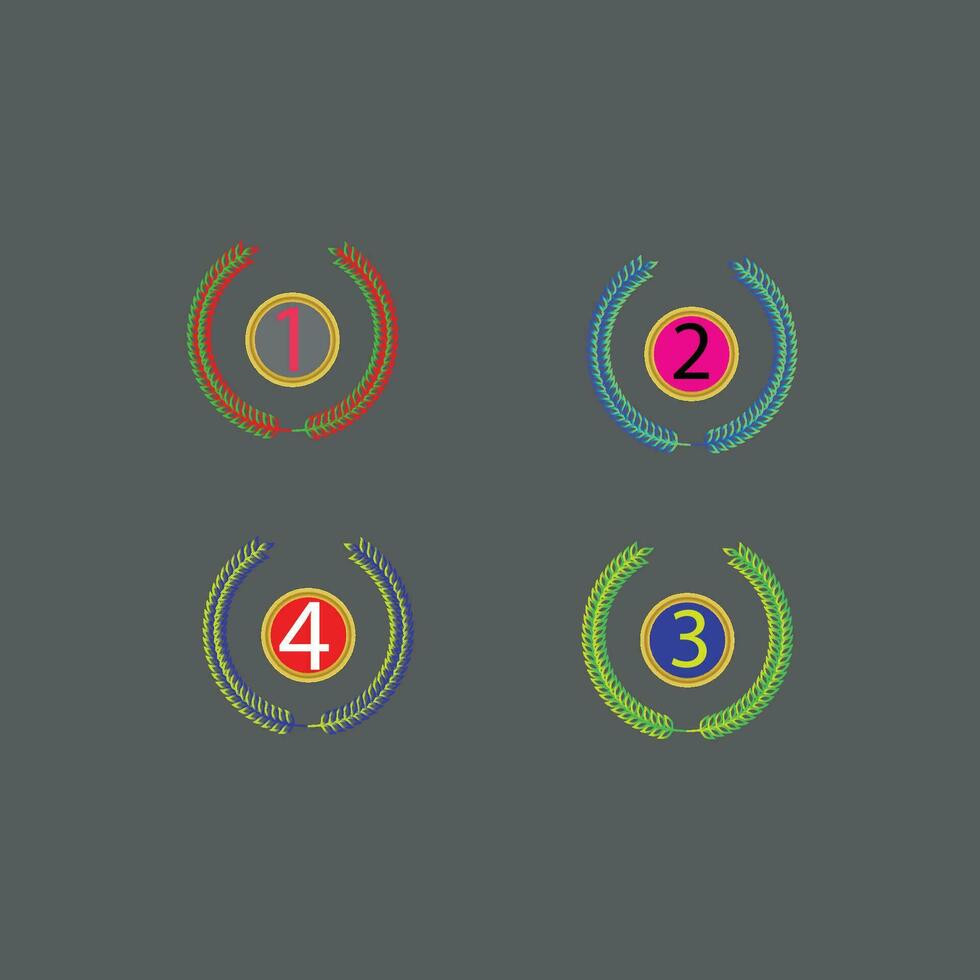 vettore icona cerchio forma impostato design