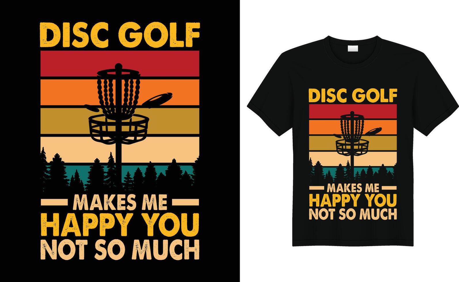 disco golf vettore maglietta manifesto boccale design vettore