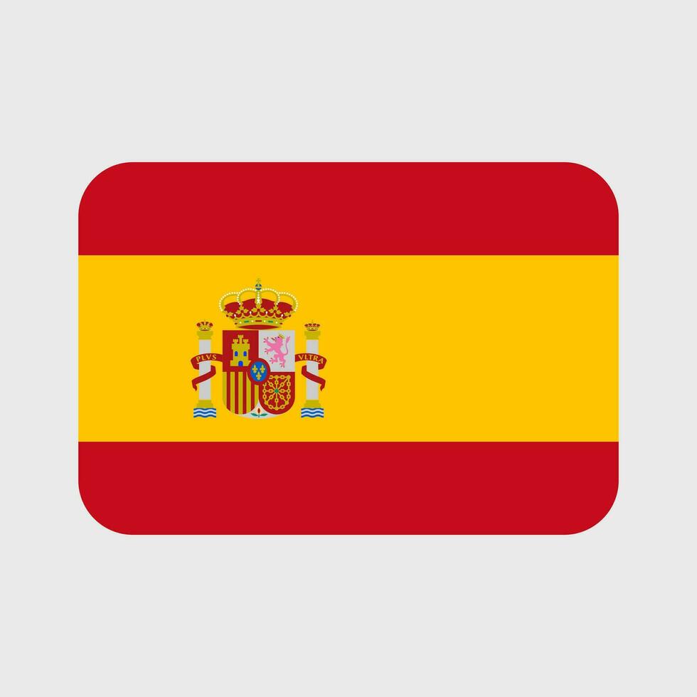 Spagna bandiera vettore icone impostato di illustrazioni