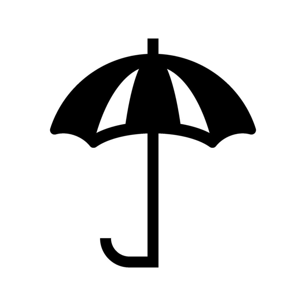 ombrello icona vettore simbolo design illustrazione