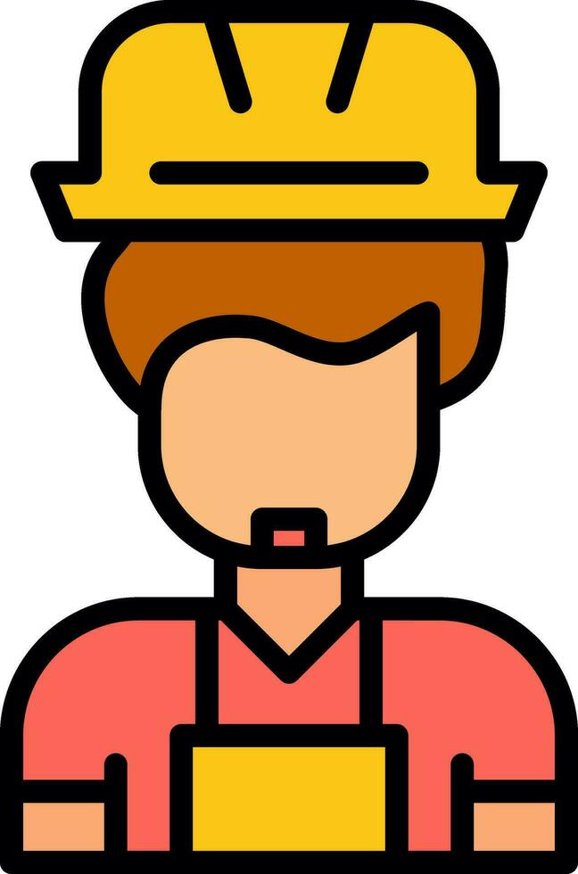 costruzione lavoratore vettore icona design