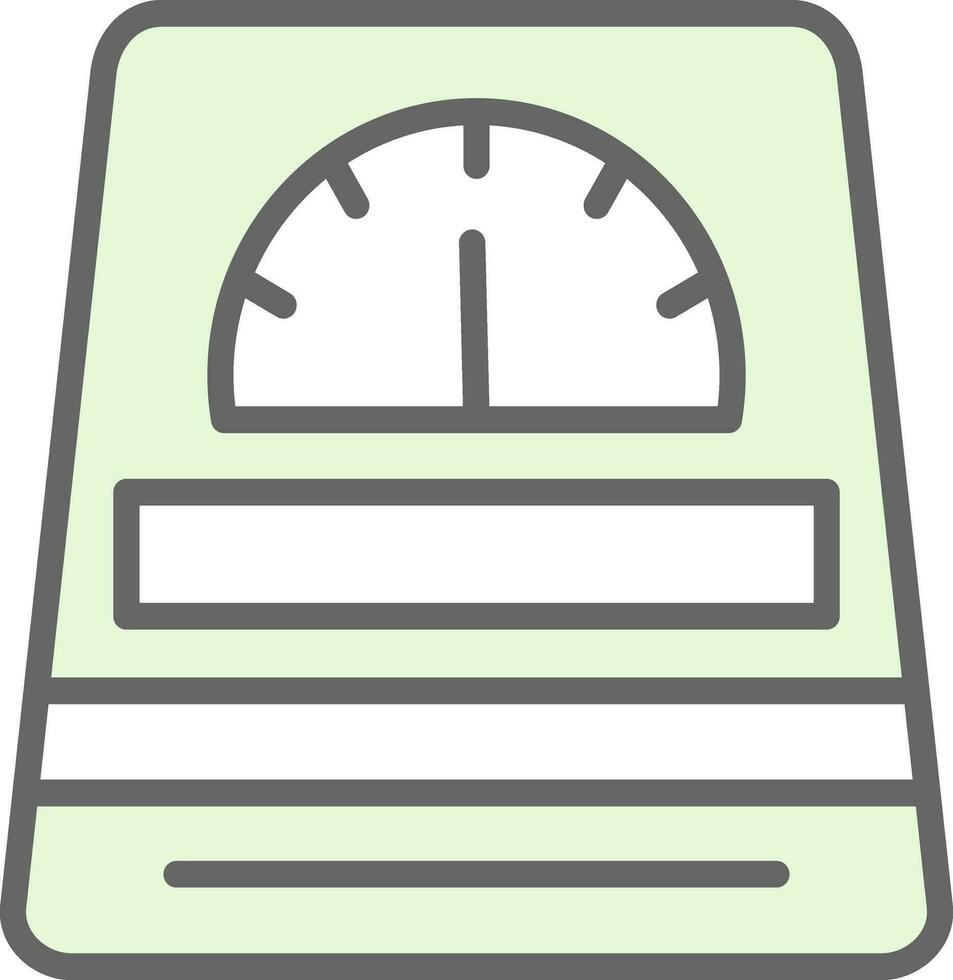 peso scala vettore icona design