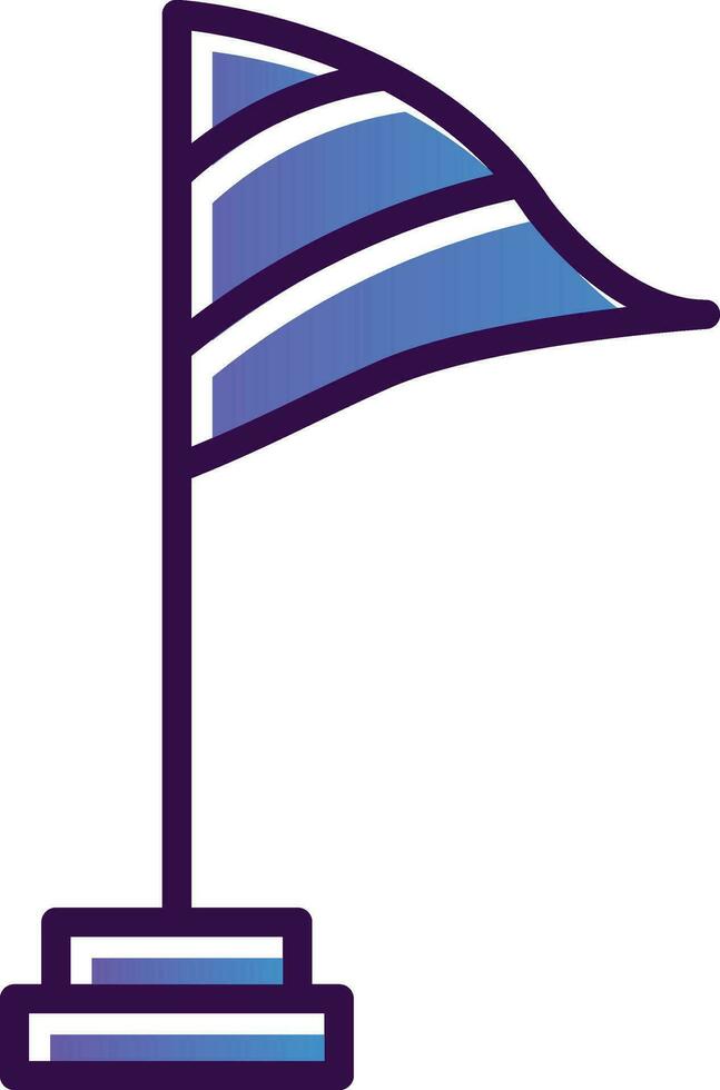vento bandiera vettore icona design